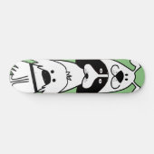 Niedlicher Cartoon Dog Minimalistische Pet Design Skateboard (Horizontal)