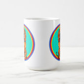 Niedlicher Cartoon Dog mit Collar Kaffeetasse (Mittel)