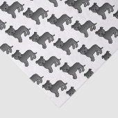Niedlicher Cartoon Dog Pattern Seidenpapier (Ausschnitt)