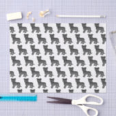 Niedlicher Cartoon Dog Pattern Seidenpapier (Handwerk)