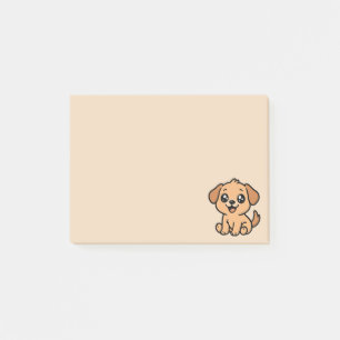 Niedlicher Cartoon Dog Post-it Klebezettel