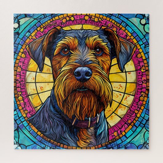 Niedlicher Cartoon Dog Puzzle (Vertikal)