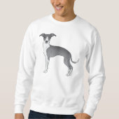 Niedlicher Cartoon Dog Sweatshirt (Vorderseite)