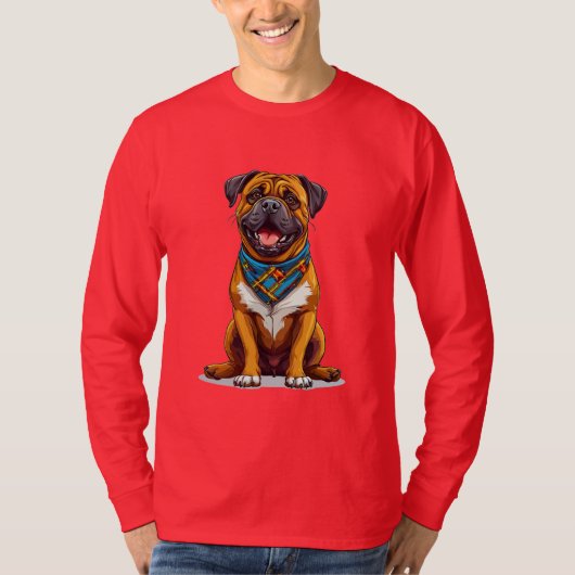 Niedlicher Cartoon Dog T-Shirt (Vorderseite)