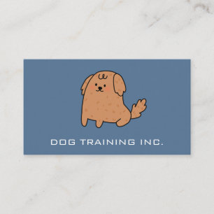 Niedlicher Cartoon Dog Tierdienste Visitenkarte