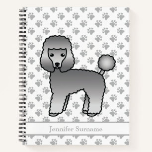 Niedlicher Cartoon-Dog und benutzerdefinierter Tex Notizblock