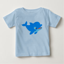 Niedlicher Cartoon Dolphin Baby T - Shirt