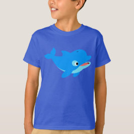 Niedlicher Cartoon Dolphin Children T - Shirt