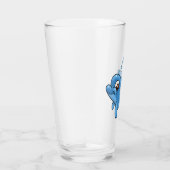 Niedlicher Cartoon Dolphin Glas (Rechts)
