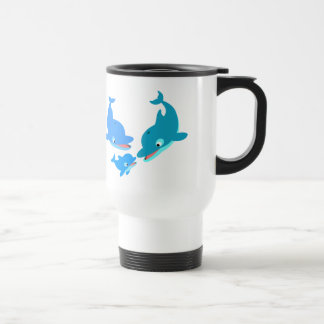 Niedlicher Cartoon Dolphin Reisebecher