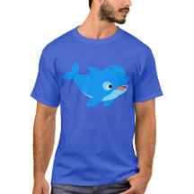 Niedlicher Cartoon Dolphin T - Shirt