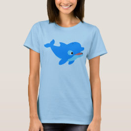 Niedlicher Cartoon Dolphin T - Shirt