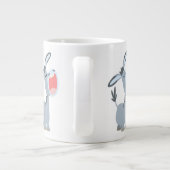Niedlicher Cartoon Donkey Jumbo-Tasse (Rückseite)