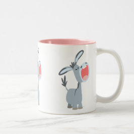 Niedlicher Cartoon Donkey Zweifarbige Tasse