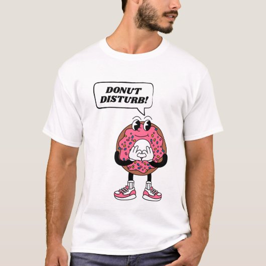 Niedlicher Cartoon Donut Pun T-Shirt | Feinschmeck (Vorderseite)