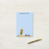 Niedlicher Cartoon Duck and Crab on Beach Post-it Klebezettel (Auf Schreibtisch)