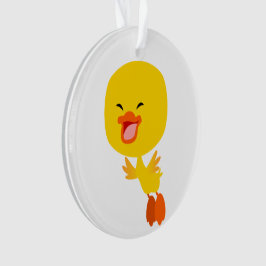 Niedlicher Cartoon Duckling Akrylverzierung Ornament