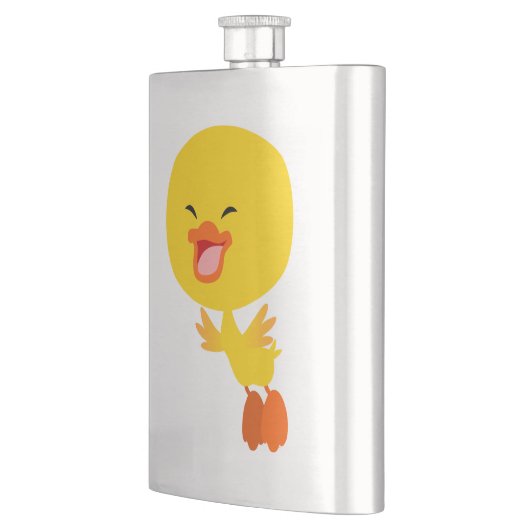 Niedlicher Cartoon Duckling Classic Flask Flachmann (Links)