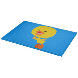 Niedlicher Cartoon Duckling Cutting Board Schneidebrett