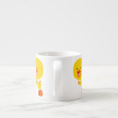 Niedlicher Cartoon Duckling Espresso Tasse (Rückseite)