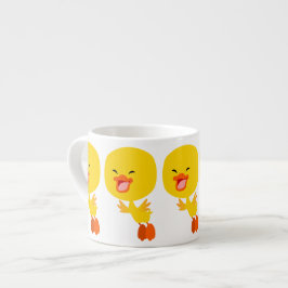 Niedlicher Cartoon Duckling Espresso Tasse