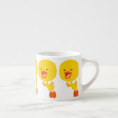 Niedlicher Cartoon Duckling Espresso Tasse (Rechts)
