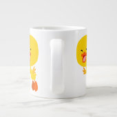 Niedlicher Cartoon Duckling Jumbo Tasse (Rückseite)