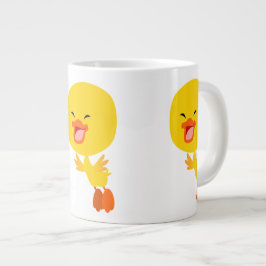 Niedlicher Cartoon Duckling Jumbo Tasse