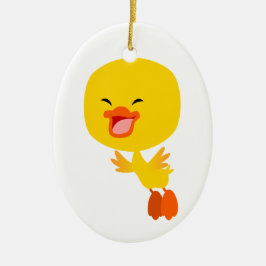 Niedlicher Cartoon Duckling Ornament
