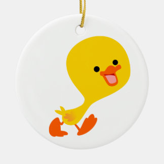 Niedlicher Cartoon Duckling Ornament