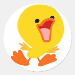 Niedlicher Cartoon Duckling Sticker