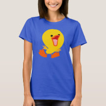 Niedlicher Cartoon Duckling Women T - Shirt