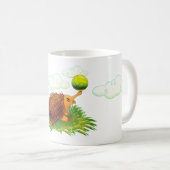niedlicher Cartoon Echidna Kaffeetasse (VorderseiteRechts)