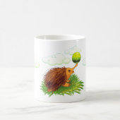 niedlicher Cartoon Echidna Kaffeetasse (Mittel)