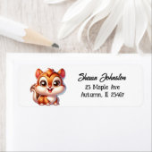 Niedlicher Cartoon Eichhörnchen Personalisiert (Insitu)