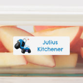 Niedlicher Cartoon eines Dünenfahrzeugs mit Buggy  Etiketten (Befestigt)