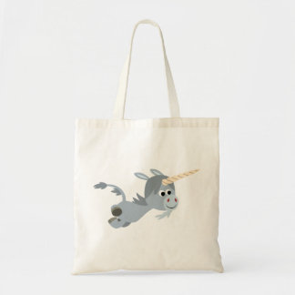 Niedlicher Cartoon Einhorn in einer eiligen Tasche