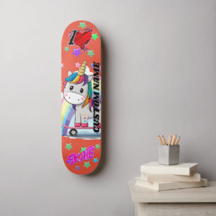 Niedlicher Cartoon Einhornskateboard Skateboard