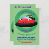 Niedlicher Cartoon Einladung (Vorne/Hinten)