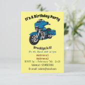 Niedlicher Cartoon Einladung (Stehend Vorderseite)