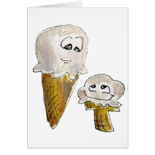 Niedlicher Cartoon Eiscreme
