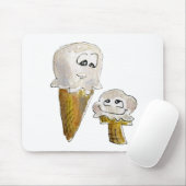 Niedlicher Cartoon Eiscreme Mousepad (Mit Mouse)