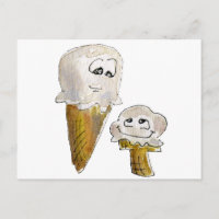 Niedlicher Cartoon Eiscreme