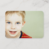 Niedlicher Cartoon Elephant farbenfrohe Kind's Pro Telefonnummerkarte (Rückseite)