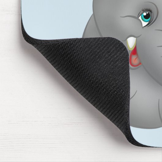 Niedlicher Cartoon Elephant Mousepad (Ecke)