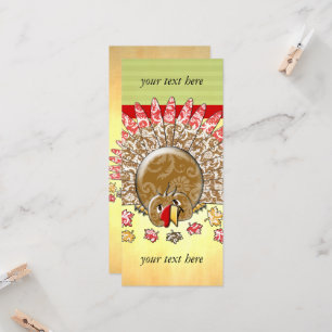 Niedlicher Cartoon Erntedank Türkei