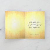 Niedlicher Cartoon Erntedank Türkei Feiertagskarte (Innenseite)