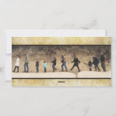 Niedlicher Cartoon Erntedank Türkei Fotokarte Feiertagskarte (Rückseite)