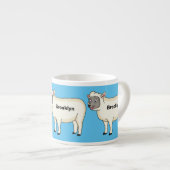 Niedlicher Cartoon Espressotasse (Vorderseite Rechts)