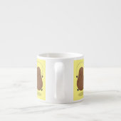 Niedlicher Cartoon Espressotasse (Rückseite)